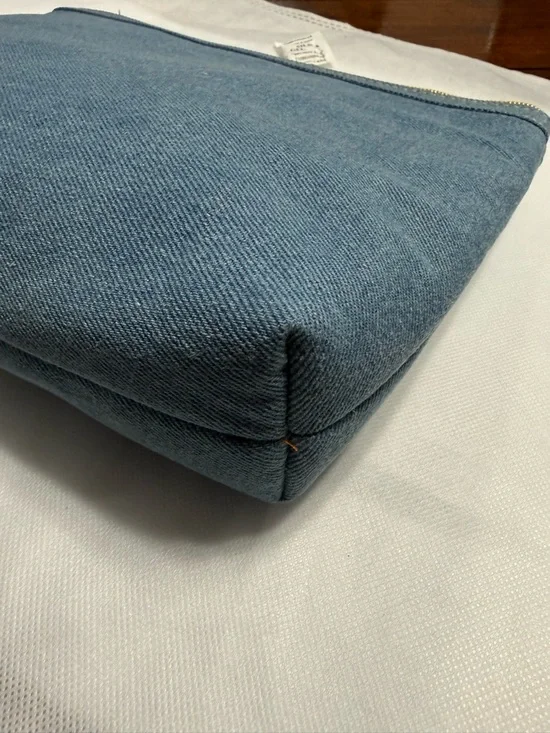 True Religion Brand Jeans Denim Pouch | Large Zip Clutch | NWT | - Picture 6 of 7